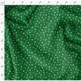 thumbnail image 4 of Soimoi Green Silk Fabric Crystals Floral Decor Fabric Printed Yard 42 Inch Wide, 4 of 5