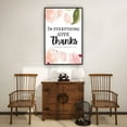 thumbnail image 3 of 1 Thessalonians 5 18 in Everything Give Thanks Scripture Quote, Bible Verse Poster, Scripture Wall Art Living Room Painting Prints Poster for Bedroom, 3 of 6
