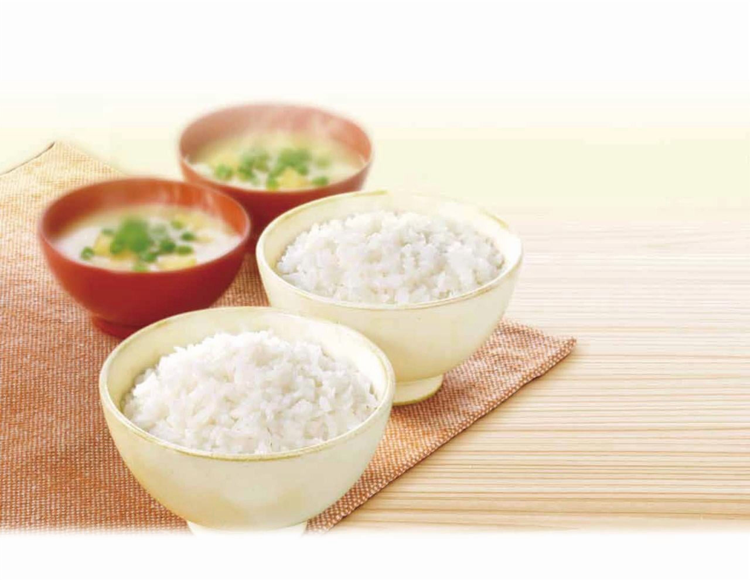 SHIRAKIKU Microwaveable Cooked Japanese White Rice, 21.1 oz, 3 pack (case of 24)
