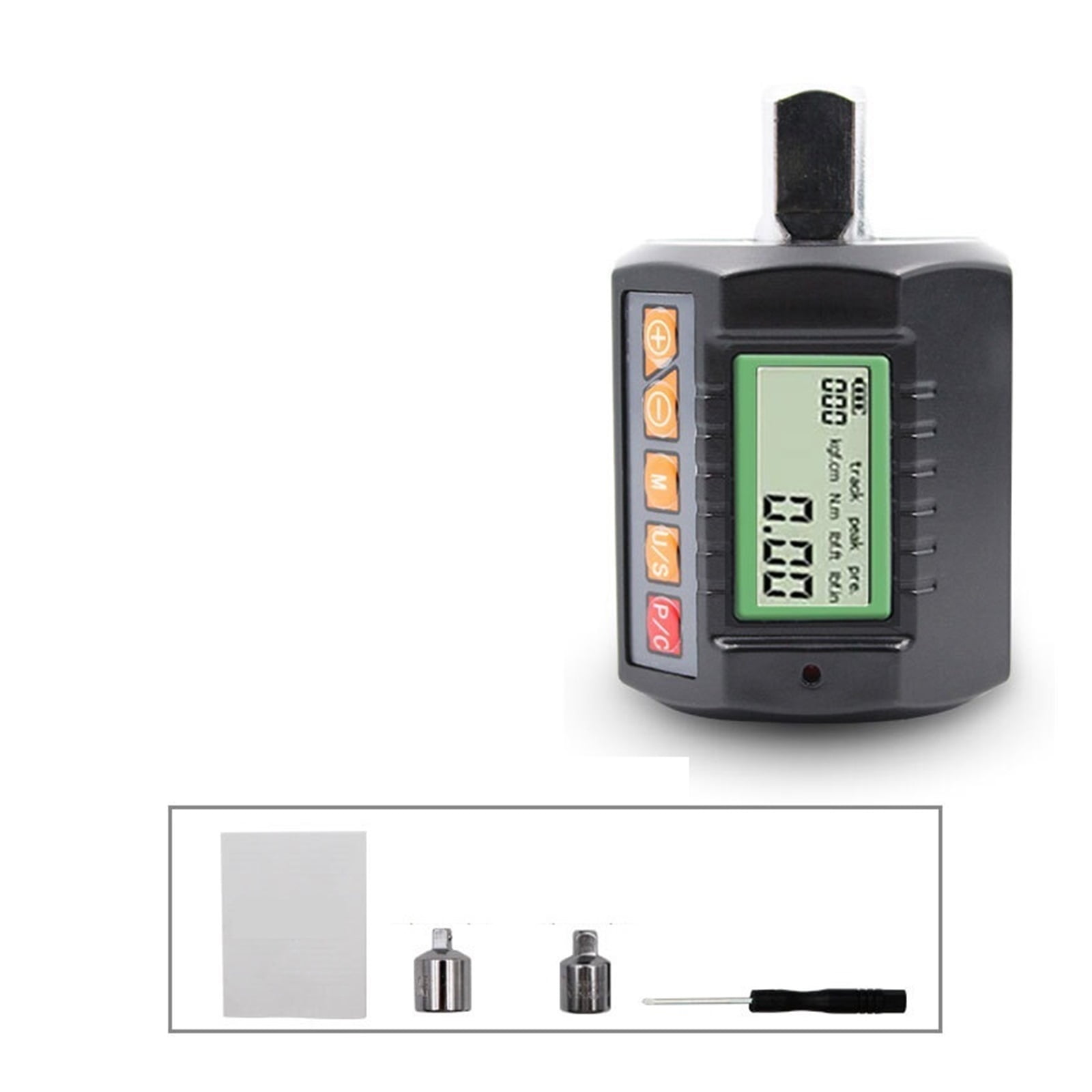 Digital Torque Wrench Adapters High Accuracy Automotive Torque Wrench Backlit Display 4 Torque Unit Bike Car Repair Bicycle Tool ,Versatile Torque Units