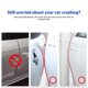 thumbnail image 3 of 1M Car Door Anti Collision Strip with Rubber Steel Disc Bumper Trim Edge Scratch Protector Strip Sealing Guard Styling Car Decor, 3 of 5