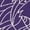 Purple, variant on Tribal Wolf Head Long Sleeve T-Shirt