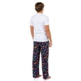 thumbnail image 6 of Hot Wheels Pajamas Men's Snowflakes and Cars Lounge Pajama Pants, 6 of 7