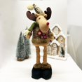 thumbnail image 2 of Muñeca Elástica de Tela A Cuadros con Copos de Nieve, Decoración Navideña para Hoteles y Centros Comerciales, Adornos de Diseño, Decoración Retro Navideña, 2 of 5