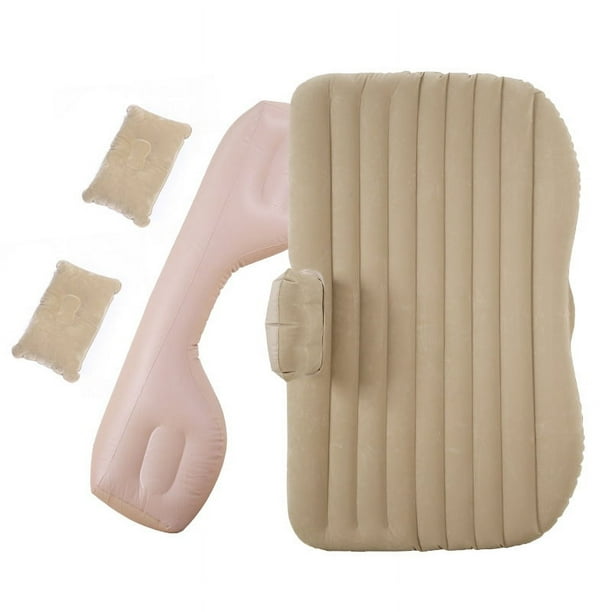 Colchón de aire SUV para asiento trasero, cama de aire inflable para coche, colchón para coche portátil para acampar, viajar, dormir en casa engrosado