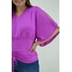 thumbnail image 4 of Blusa con jareta Roman Fashion /Tallas Extras, 1846 (Magenta) violeta 40, 4 of 7