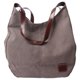 thumbnail image 5 of Bolsa de lona de gran capacidad, estilo informal, reutilizable, previene la deformación, bolsa de compras de tela, 5 of 10
