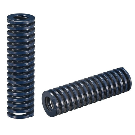

Die Spring 2 Pack 25mm OD 90mm Long Spiral Stamping Light Load Compression Die Springs Blue