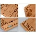 thumbnail image 6 of SagaSave Book Stand Book Holder Tray and Page Paper Clips Reading Desk Foldable Bamboo, 6 of 8