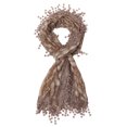 thumbnail image 3 of Lightweight Feminine teardrop fringe Vintage Lace Scarf Mesh Crochet Tassel Scarfs for Women, 3 of 4