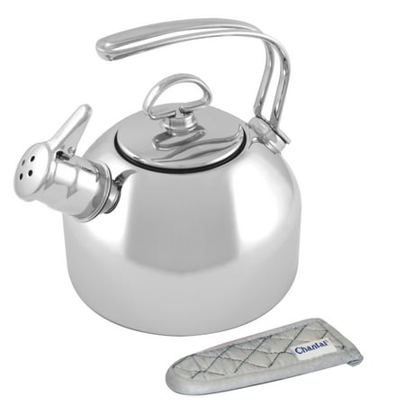 Chantal Classic 1.8 Quart Stainless Steel Harmonica Whistling Water Teakettle