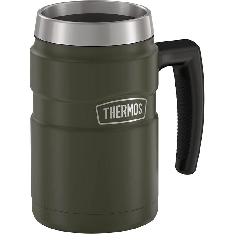 Thermos 16 oz. Stainless King Vacuum Insulated Coffee Mug - Army Green