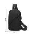 thumbnail image 3 of dajkiuy Crossbody Backpack Men's And Women's Shoulder Backpack , Lightweight Single Strap Backpack Hiking Sling Bag Backpack Hiking Cycling Feature:, 3 of 8