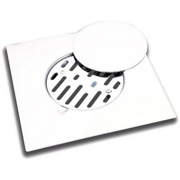 AGM Home Store Steel Floor Removable Cover Grid Shower Drain