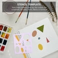 thumbnail image 3 of 14 Painting Stencil Templates DIY Scrapbook Learning Toys Kids Craft, 3 of 9