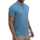 thumbnail image 1 of Playera Elvqul Caballero Casual sin Estampado Azul Claro Manga Corta con Solapa Deportivas Abotonada Polo, 1 of 6