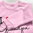 thumbnail image 3 of XMMSWDLA Kids 2-Piece Sets Unisex Baby Outfit, Newborn Outfit, Infant Girl Clothes, Long Sleeve Cotton Baby Clothes Jumpsuit Pink Kids Party Outfits Set, 3 of 4