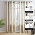 thumbnail image 2 of Urbanest 5/8" Adjustable Double Curtain Rods Set with Volle Finials, Bronze Gold, 28"-120", 5/8 Inches Front and 1/2 Inches, 2 of 7