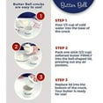 thumbnail image 6 of Butter Bell® Crock – Café Retro Cobalt Ceramic Butter Holder with Lid, Keeper for Spreadable Butter, 6 of 7