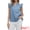 Light Blue, variant on Women's Denim V Neck Ruffled Cap Sleeve Jean Casual Blouse XS Blue