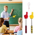 thumbnail image 6 of Eqslft Retractable Finger Pointer for Teachers, Telescopic Demonstration Pointer With Soft Handle，Finger Shaped Pointer, for Preschool, Kindergarten & Homeschool(11.2"-37",Red), 6 of 6