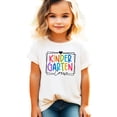 thumbnail image 2 of Kindergarten Crew Shirt for Girls Back to School First Day of Kinder Tee Natural Shirt 3T, 2 of 8