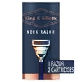 thumbnail image 2 of Maquinilla de afeitar King C. Gillette con recambio de 2 cuchillas, 2 of 8