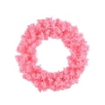 thumbnail image 1 of Corona navideña rosa para porche, adorno navideño de invierno, decoración para oficina. 50 centímetros, 1 of 9