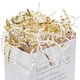 thumbnail image 2 of Relleno de papel arrugado Mefleet de 2 kg, blanco y dorado, para regalos, 2 of 6