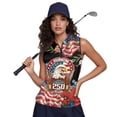 thumbnail image 6 of HUIACONG Workout Tank Tops with Patriotic Eagle Design, Athletic Tops for Golf and Outdoor Training, Half Zip Sleeveless Style, 6 of 7
