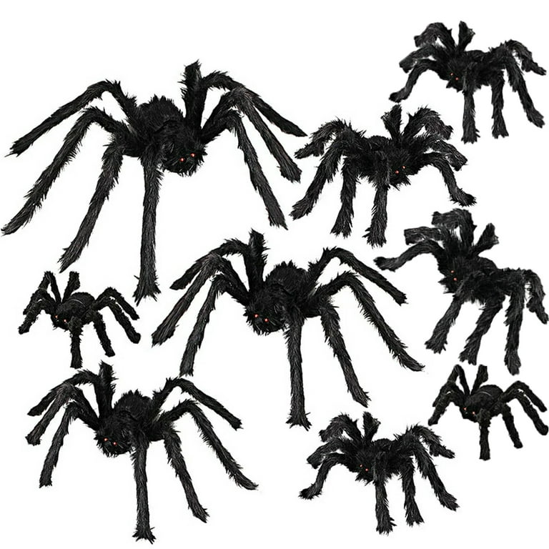 ifundom Halloween Decorations Halloween Spider Black Tulle Veil