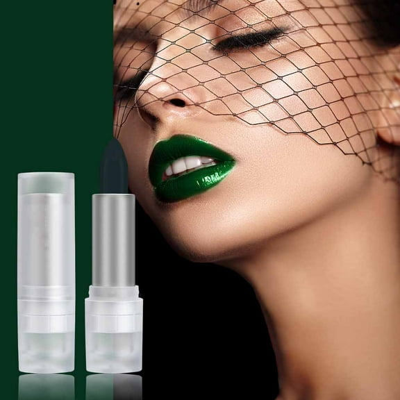 Halloween Lipstick Matte Lip Gloss Long Lasting Waterproof Lip Color Portable Mini Ice Cream Texture Vintage Gothic Festival Makeup