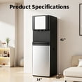 thumbnail image 2 of Stainless Steel Bottom Load Water Dispenser with LED Display, Water Cooler Equipped 3 Settings & Safety Lock Fits 5 Gal Bottle for Home/Office/Kitchen, 2 of 8