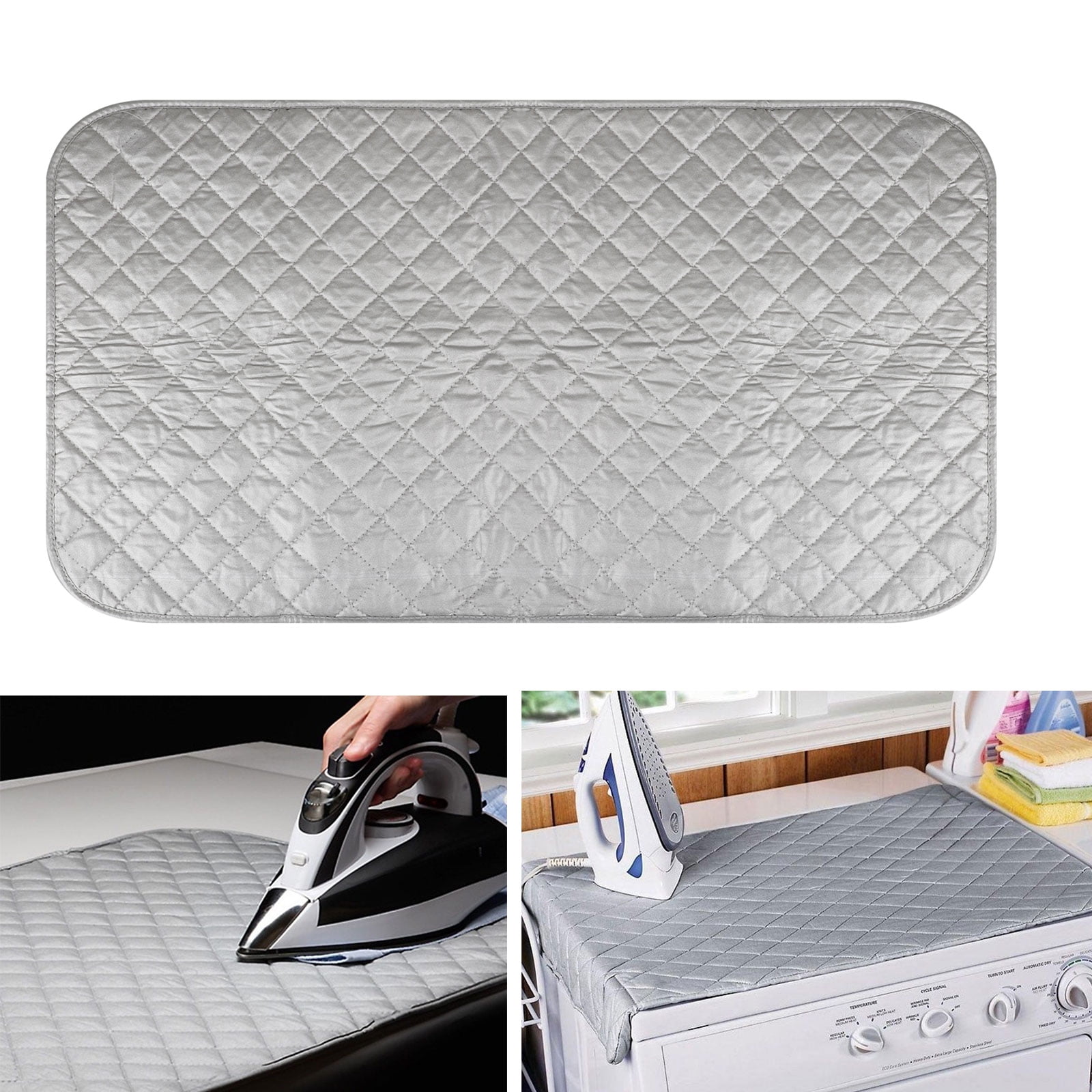 Foldable Ironing Mat Heat Resistant Blanket Laundry Pad Washer Dryer Cover Board Foldable Ironing Mat Heat Resistant Blanket Laundry Pad Washer Dryer Cover Board
