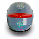 thumbnail image 2 of Casco Negro Infantil C Luz Ciborg Brillante Robot Back azul oscuro, 2 of 4