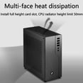 thumbnail image 4 of Mini Gabinete de Cómputo para ITX, Host HTPC para Gabinete ITX, Chasis Pequeño, Totalmente de Aluminio., 4 of 5