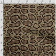 thumbnail image 3 of Soimoi Animal Skin Printed, Japan Crepe Satinfabric By The Yard - 54 Inch Widedecorative Sewing Fabric For Dresses, Kimonos, Gowns - Brown, 3 of 5