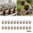 thumbnail image 1 of BotaniNest Biodegradable For Nursery Germination Trays With Holes For Seedlings, 1 of 7