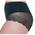thumbnail image 2 of spanx women's undie-tectable lace hi-hipster panty black x-large, 2 of 3