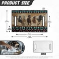 thumbnail image 7 of Whosucclay Running Horses Print Blanket, Anti-Scratch Towel Quilted Protective Cover Elastic 4 Front Storage Pockets Golf Cart Seat Cover for Most 2 Seats, 7 of 7