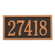 Personalized Bismark 1-Line Standard Wall Plaque in Bronze