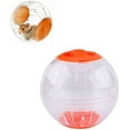 thumbnail image 1 of DAMAIE Transparent Cute Pet Hamster Exercise Ball Mini Trot Plastic Toys (Pink), 1 of 3