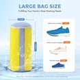 thumbnail image 4 of LUXEAR Shoe Washing Bag, 360° Wrap-Around Cleaning Shoe Washing Machine Bag, Durable Fluffy Chenille Fibers Shoe Laundry Bag with Zipper for All Shoe Types and Sizes, 2 Pcs, 4 of 6