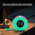 thumbnail image 4 of Bluetooth Speakers Portable Bluetooth Speaker with Loud Sound,Dynamic LED Lights,RGB Modes,Bluetooth 5.3,USB/TF/AUX/FM/Mic Input/TWS,Built-in Handle,Wireless Speaker for Home,Outdoor,Party, 4 of 7