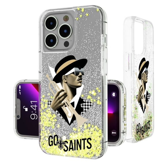 Keyscaper New Orleans Saints iPhone Glitter Case
