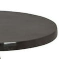 thumbnail image 2 of Benjara Riot 19 Inch Plant Stand Table, Round Top, Triangle Pedestal, Metal, Black, 2 of 5
