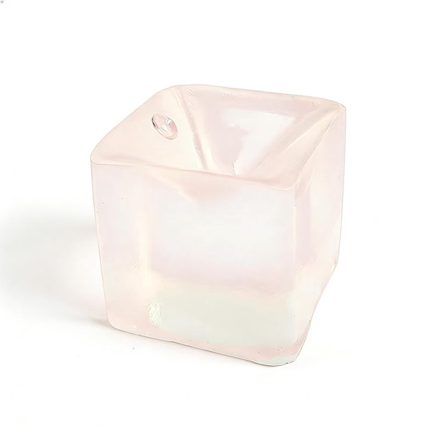 HWRETIE Handheld Fidget Juguete,the Ice Kneading Simulation Colorful Transparent Helps Relieve Stress Vent and Enhance Intelligence