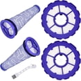 thumbnail image 1 of Filtro de Vacío para Dyson, Filtros de Repuesto para Dyson DC50, DC 50 Animal y Aspiradora Completa para Varios Pisos, Pieza 965081-01,965080-01(2 Paquetes Postmotor y 2 Paquetes Premotor), 1 of 6
