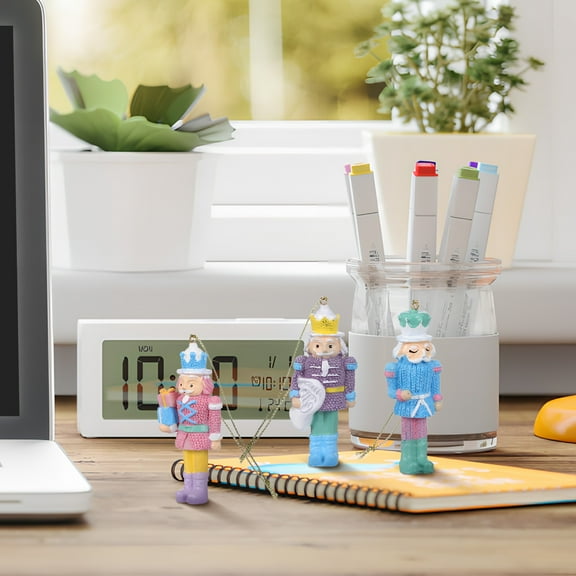 FRCOLOR 4 Pcs Nutcracker Figures Christmas Nutcrackers Hanging Nutcracker Christmas Nutcracker Soldier Nutcracker Christmas Decorations