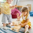 thumbnail image 4 of Wooden Simulation Coffee Machine Toy Kid Pretend To Cook Cutting Fruit  Kitchen Coffee Machine Toy Baby Early Education Fun Gift, 4 of 7